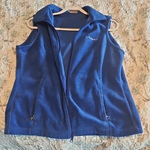 Columbia Blue Fleece Vest
